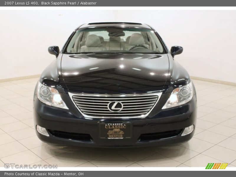 Black Sapphire Pearl / Alabaster 2007 Lexus LS 460