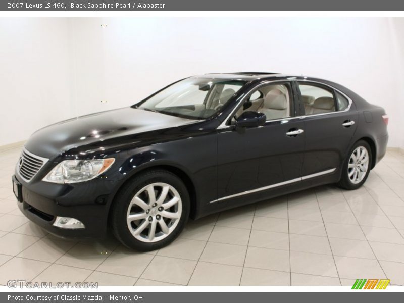 Black Sapphire Pearl / Alabaster 2007 Lexus LS 460