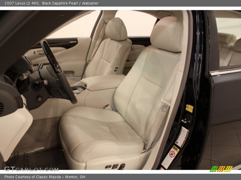 Black Sapphire Pearl / Alabaster 2007 Lexus LS 460