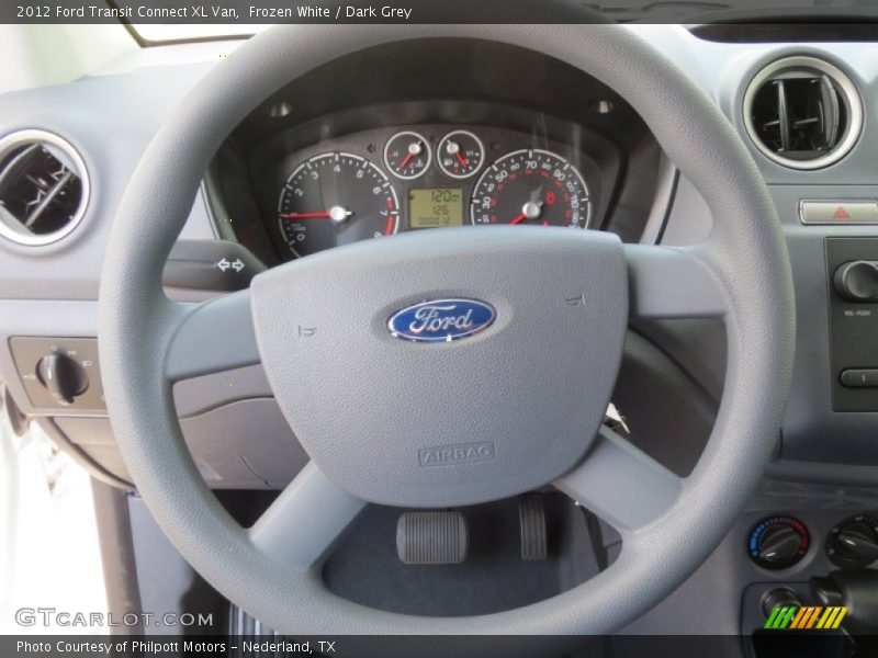 Frozen White / Dark Grey 2012 Ford Transit Connect XL Van