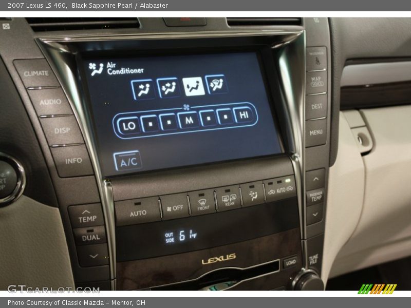 Black Sapphire Pearl / Alabaster 2007 Lexus LS 460