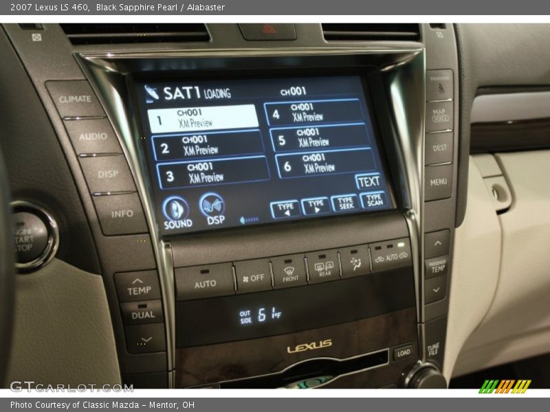 Black Sapphire Pearl / Alabaster 2007 Lexus LS 460
