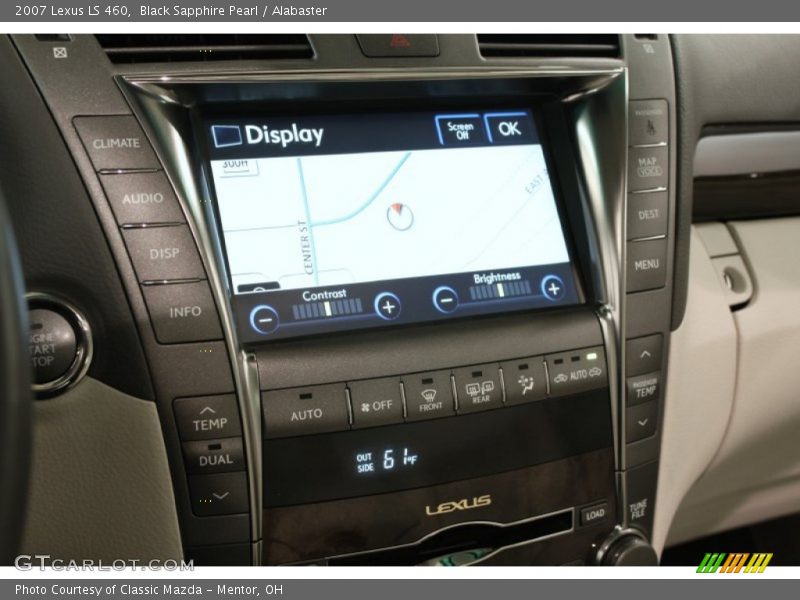 Black Sapphire Pearl / Alabaster 2007 Lexus LS 460