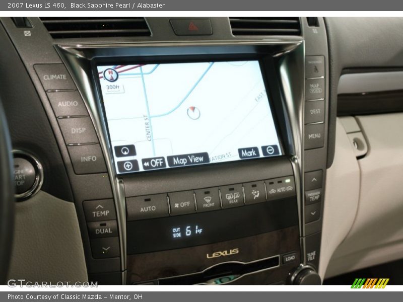 Black Sapphire Pearl / Alabaster 2007 Lexus LS 460