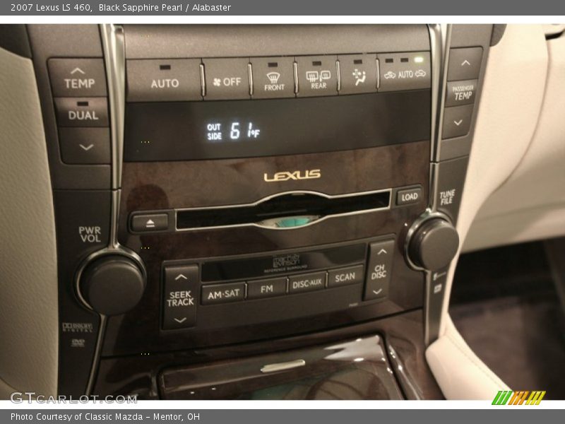 Black Sapphire Pearl / Alabaster 2007 Lexus LS 460