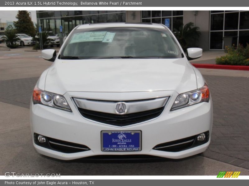 Bellanova White Pearl / Parchment 2013 Acura ILX 1.5L Hybrid Technology
