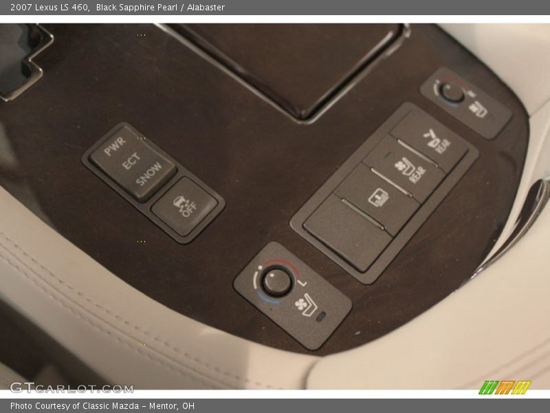 Black Sapphire Pearl / Alabaster 2007 Lexus LS 460
