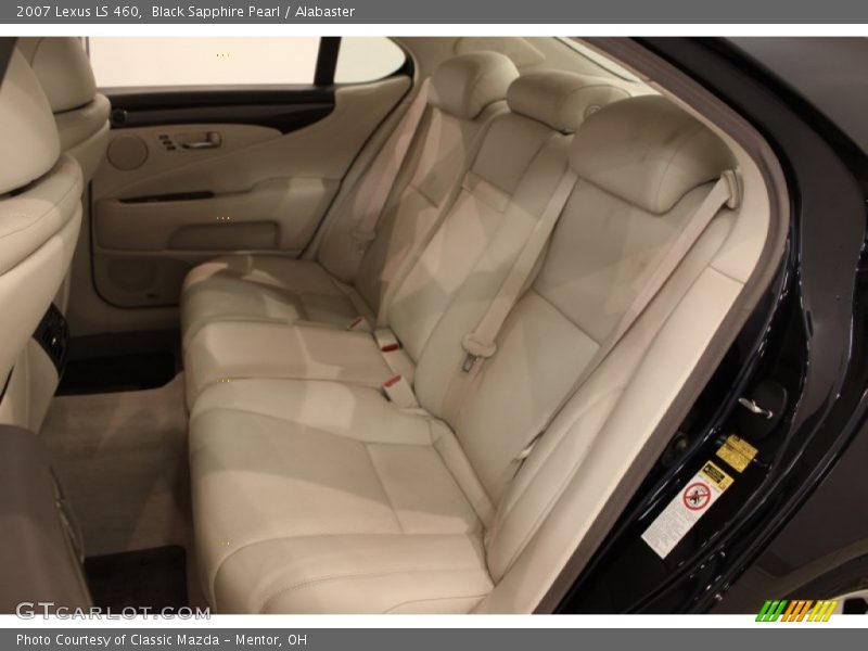 Black Sapphire Pearl / Alabaster 2007 Lexus LS 460