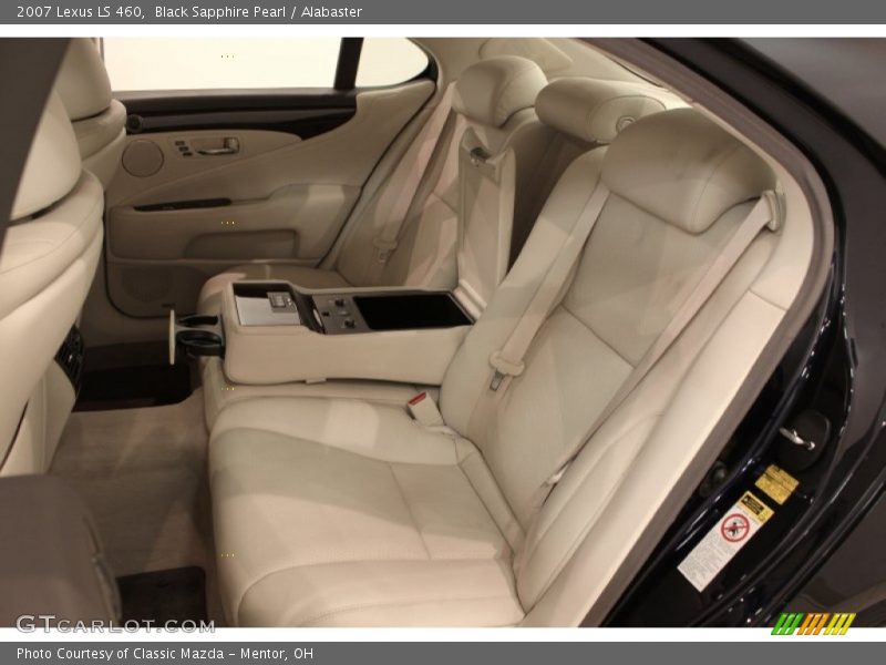 Black Sapphire Pearl / Alabaster 2007 Lexus LS 460