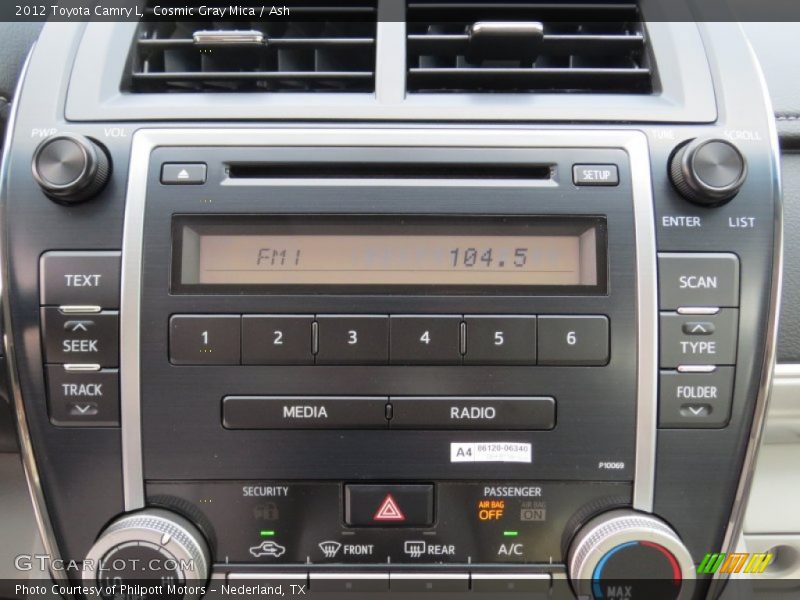 Cosmic Gray Mica / Ash 2012 Toyota Camry L