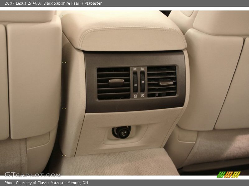 Black Sapphire Pearl / Alabaster 2007 Lexus LS 460