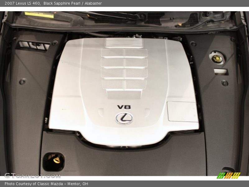 Black Sapphire Pearl / Alabaster 2007 Lexus LS 460