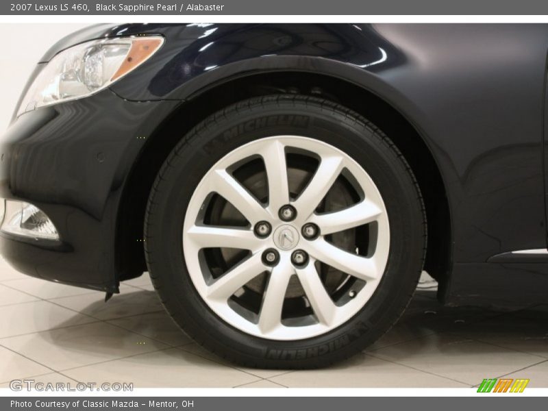 Black Sapphire Pearl / Alabaster 2007 Lexus LS 460