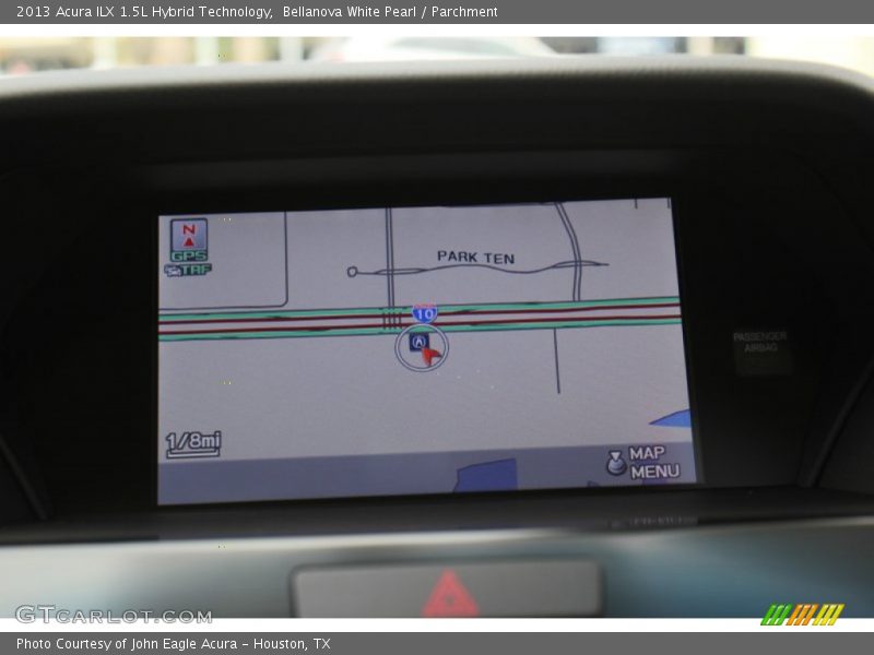 Navigation of 2013 ILX 1.5L Hybrid Technology
