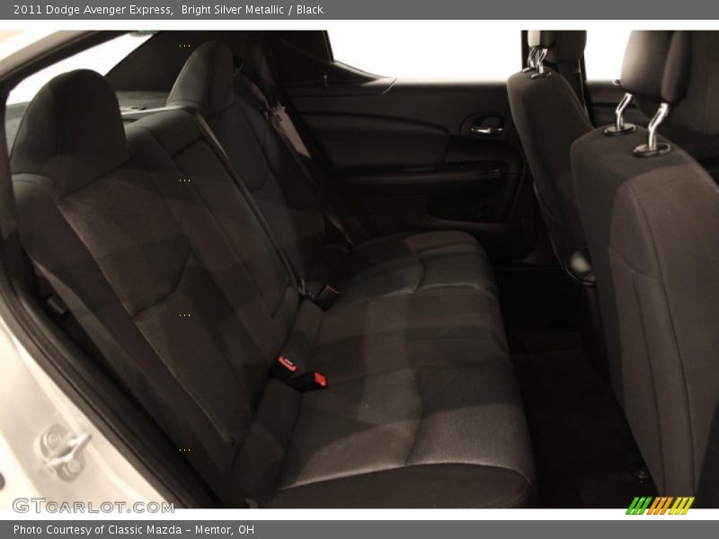 Bright Silver Metallic / Black 2011 Dodge Avenger Express