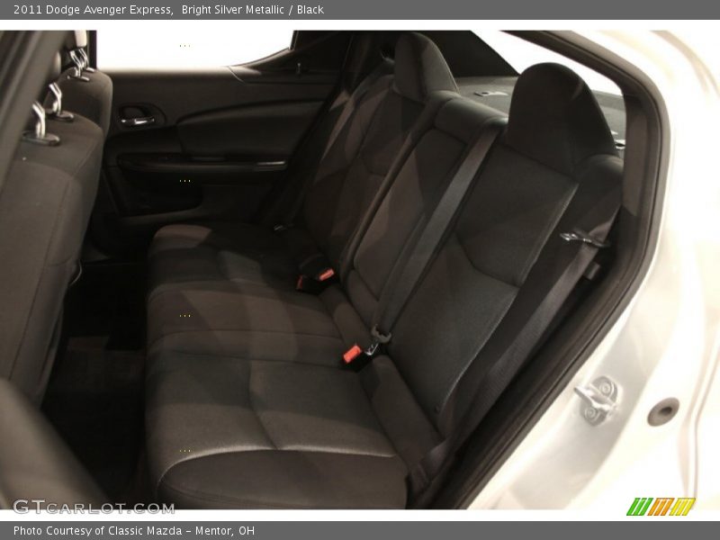 Bright Silver Metallic / Black 2011 Dodge Avenger Express