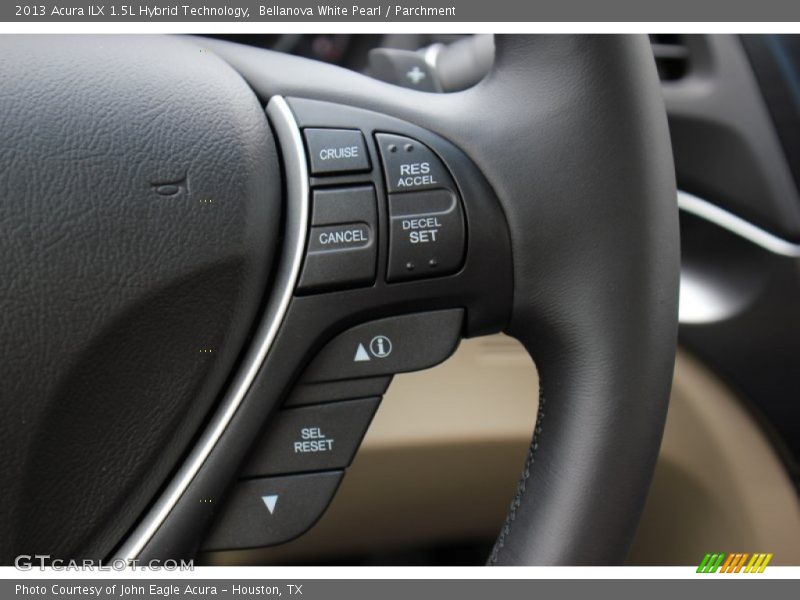 Controls of 2013 ILX 1.5L Hybrid Technology