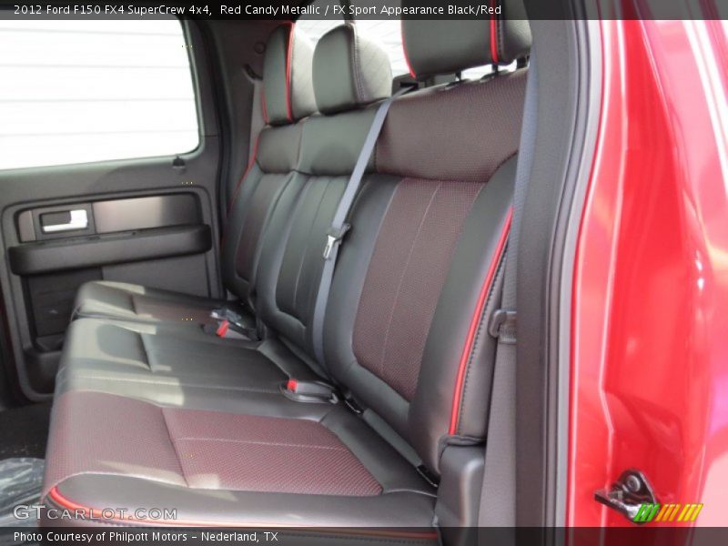 Rear Seat of 2012 F150 FX4 SuperCrew 4x4