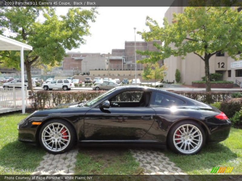 Black / Black 2009 Porsche 911 Carrera 4S Coupe