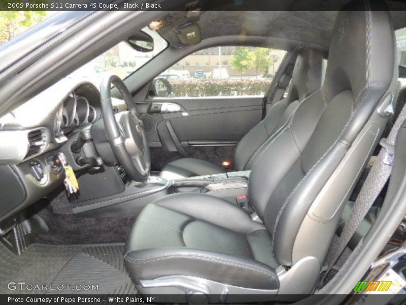 Front Seat of 2009 911 Carrera 4S Coupe