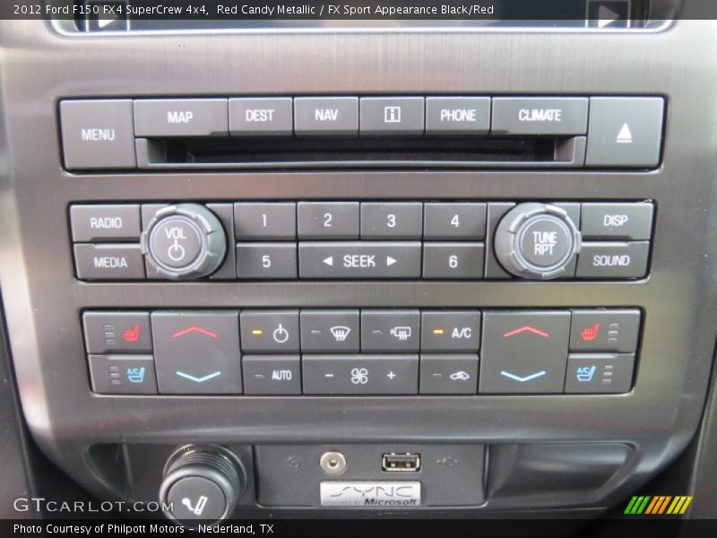 Controls of 2012 F150 FX4 SuperCrew 4x4