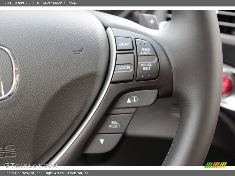 Controls of 2013 ILX 2.0L