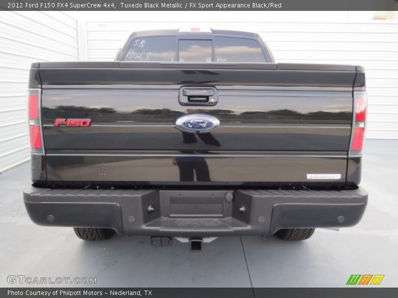 Tuxedo Black Metallic / FX Sport Appearance Black/Red 2012 Ford F150 FX4 SuperCrew 4x4