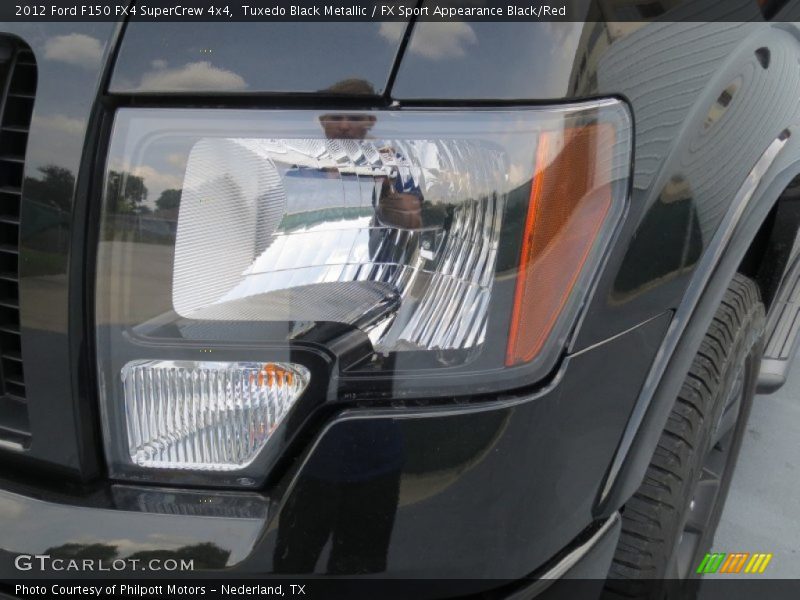 Tuxedo Black Metallic / FX Sport Appearance Black/Red 2012 Ford F150 FX4 SuperCrew 4x4