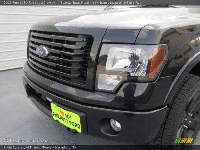 Tuxedo Black Metallic / FX Sport Appearance Black/Red 2012 Ford F150 FX4 SuperCrew 4x4