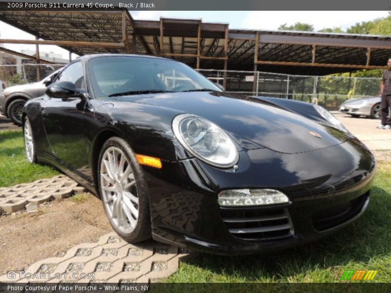 Black / Black 2009 Porsche 911 Carrera 4S Coupe