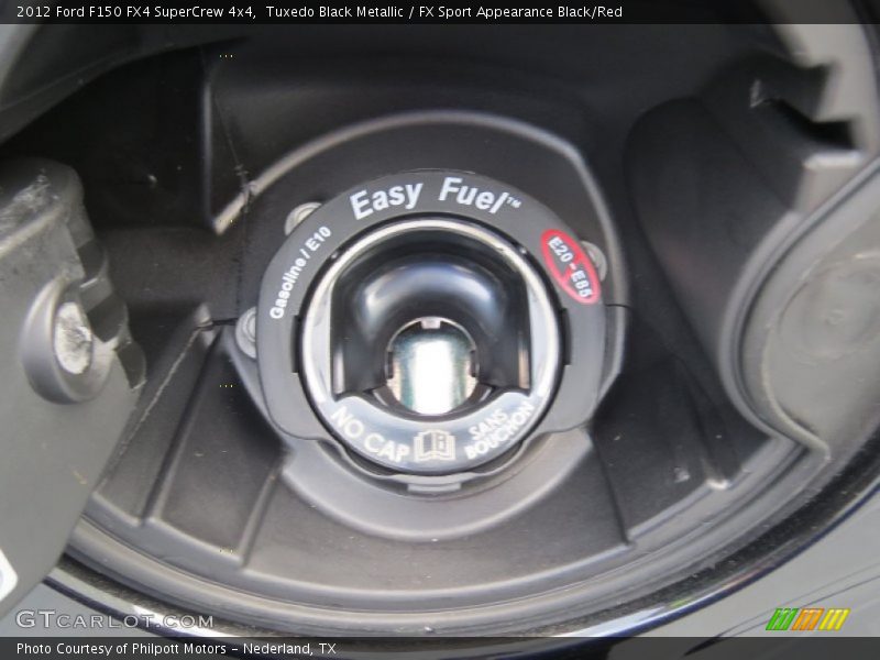 Tuxedo Black Metallic / FX Sport Appearance Black/Red 2012 Ford F150 FX4 SuperCrew 4x4