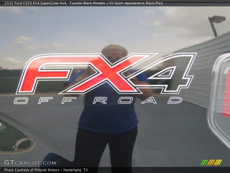 Tuxedo Black Metallic / FX Sport Appearance Black/Red 2012 Ford F150 FX4 SuperCrew 4x4