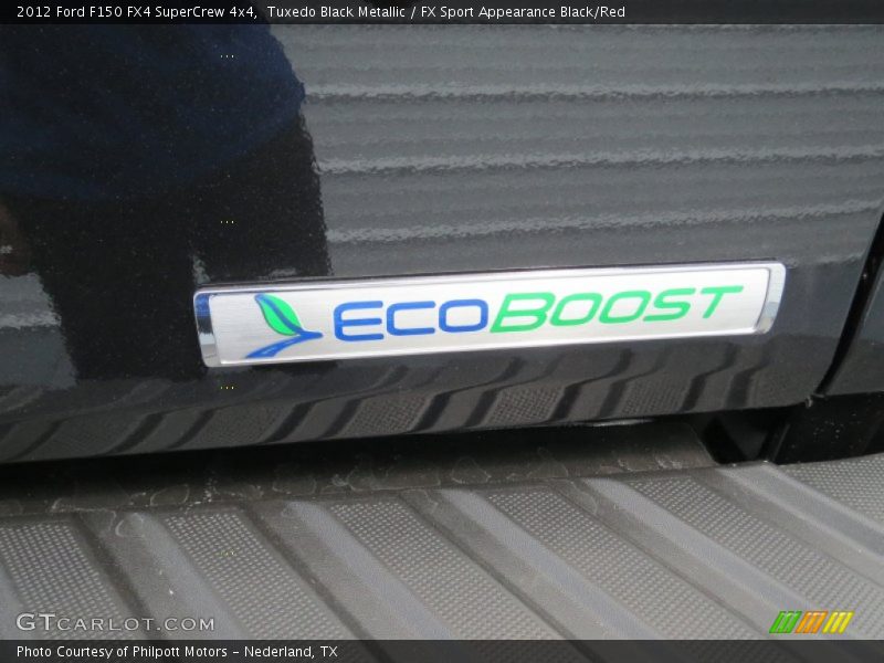 Tuxedo Black Metallic / FX Sport Appearance Black/Red 2012 Ford F150 FX4 SuperCrew 4x4