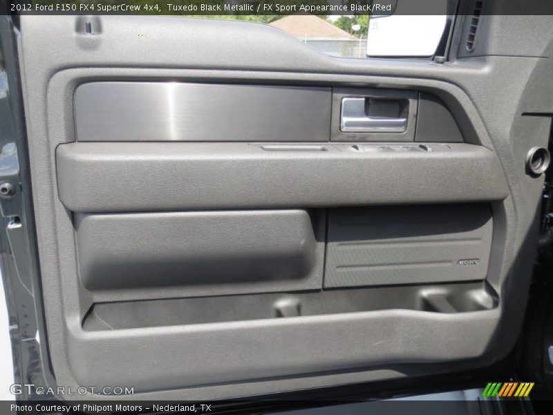 Tuxedo Black Metallic / FX Sport Appearance Black/Red 2012 Ford F150 FX4 SuperCrew 4x4