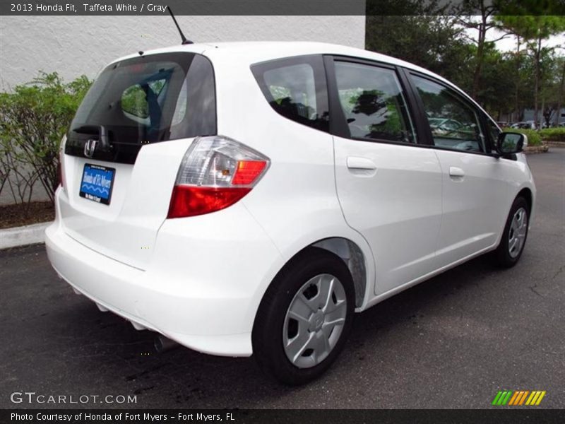 Taffeta White / Gray 2013 Honda Fit