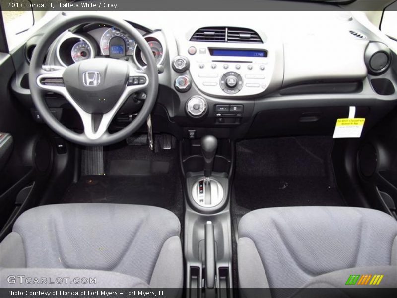 Taffeta White / Gray 2013 Honda Fit