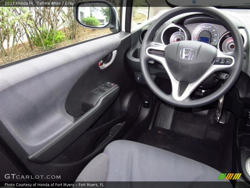 Taffeta White / Gray 2013 Honda Fit