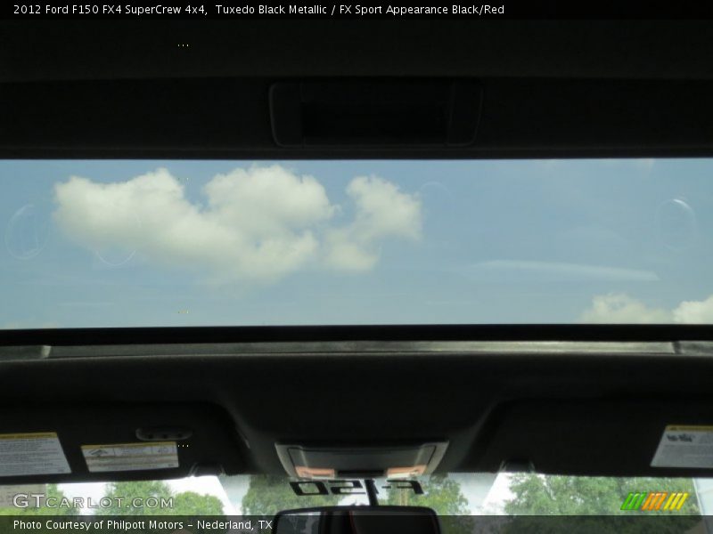 Tuxedo Black Metallic / FX Sport Appearance Black/Red 2012 Ford F150 FX4 SuperCrew 4x4
