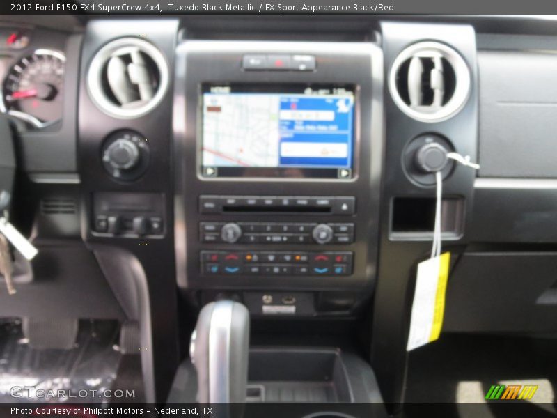 Tuxedo Black Metallic / FX Sport Appearance Black/Red 2012 Ford F150 FX4 SuperCrew 4x4