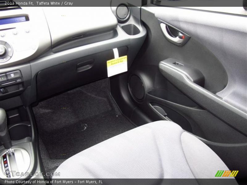 Taffeta White / Gray 2013 Honda Fit