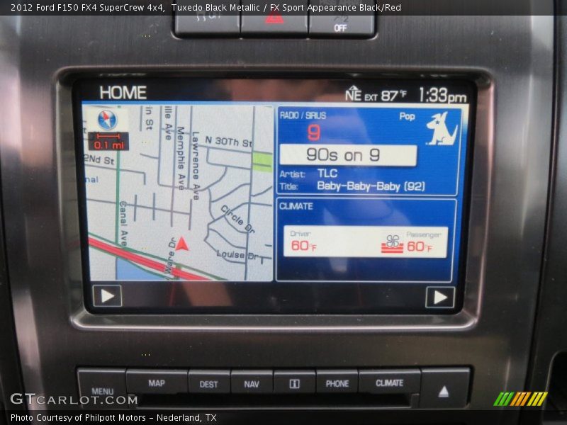 Tuxedo Black Metallic / FX Sport Appearance Black/Red 2012 Ford F150 FX4 SuperCrew 4x4
