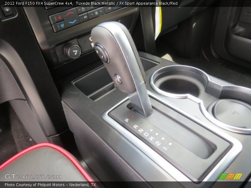 Tuxedo Black Metallic / FX Sport Appearance Black/Red 2012 Ford F150 FX4 SuperCrew 4x4