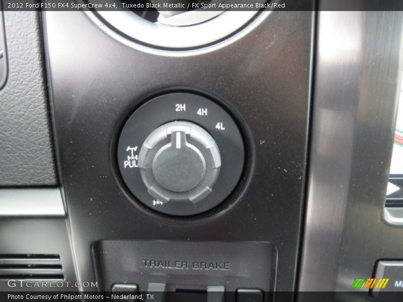 Tuxedo Black Metallic / FX Sport Appearance Black/Red 2012 Ford F150 FX4 SuperCrew 4x4