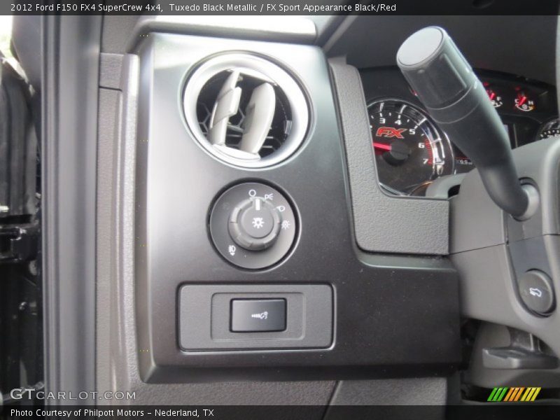 Tuxedo Black Metallic / FX Sport Appearance Black/Red 2012 Ford F150 FX4 SuperCrew 4x4