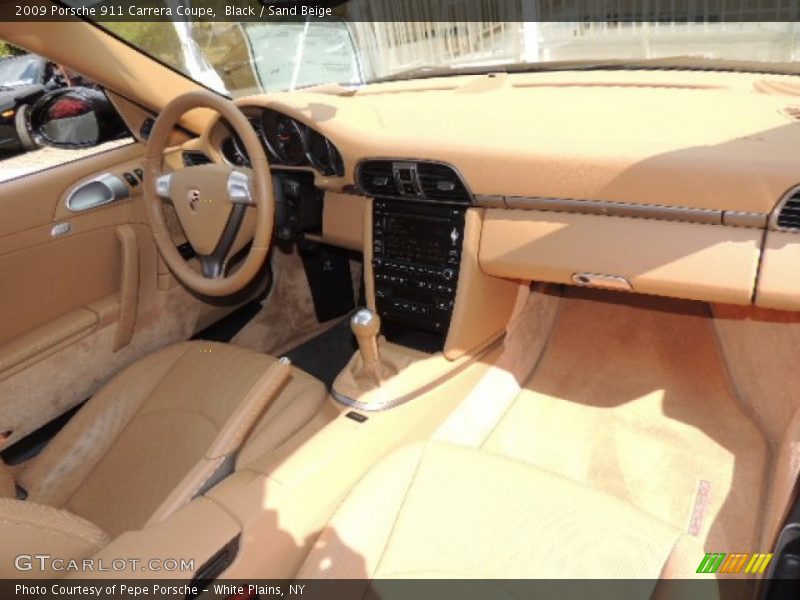 Black / Sand Beige 2009 Porsche 911 Carrera Coupe