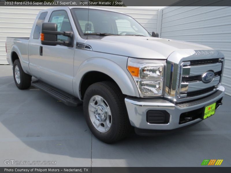 Ingot Silver Metallic / Steel 2012 Ford F250 Super Duty XLT SuperCab