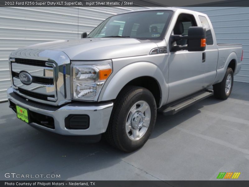 Ingot Silver Metallic / Steel 2012 Ford F250 Super Duty XLT SuperCab