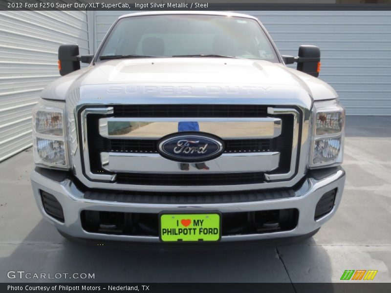 Ingot Silver Metallic / Steel 2012 Ford F250 Super Duty XLT SuperCab