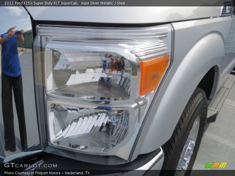 Ingot Silver Metallic / Steel 2012 Ford F250 Super Duty XLT SuperCab