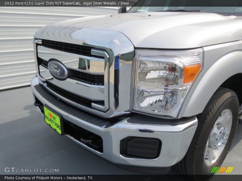 Ingot Silver Metallic / Steel 2012 Ford F250 Super Duty XLT SuperCab